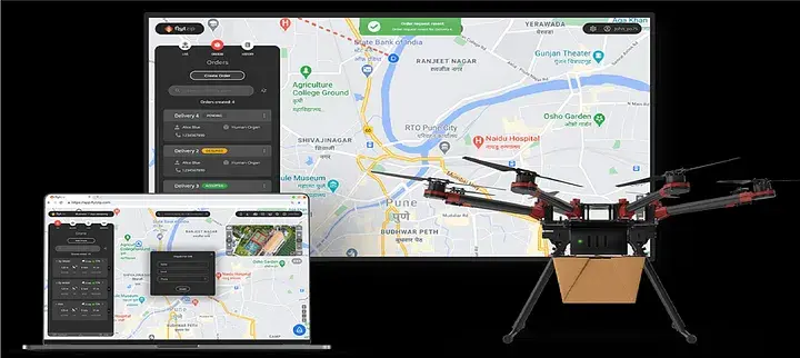 Drone Delivery Using BSSID